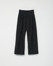 Linen Wide Box Trousers