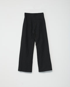 Linen Wide Box Trousers