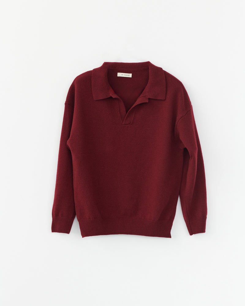 Wool polo knit – AF Agger