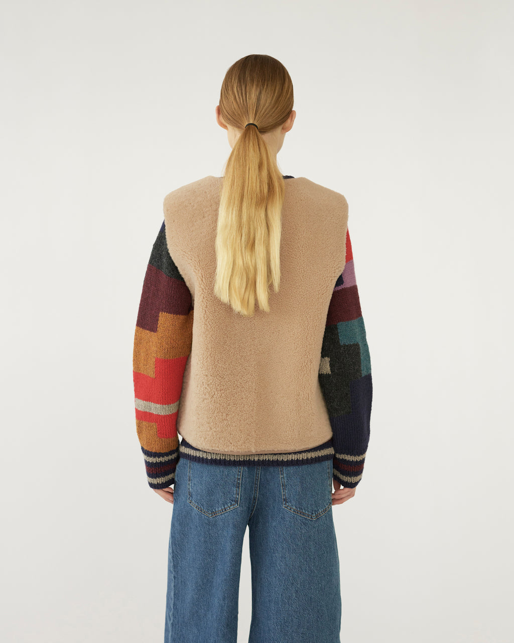 Shearling vest