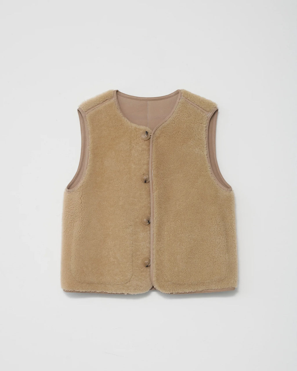 Shearling vest
