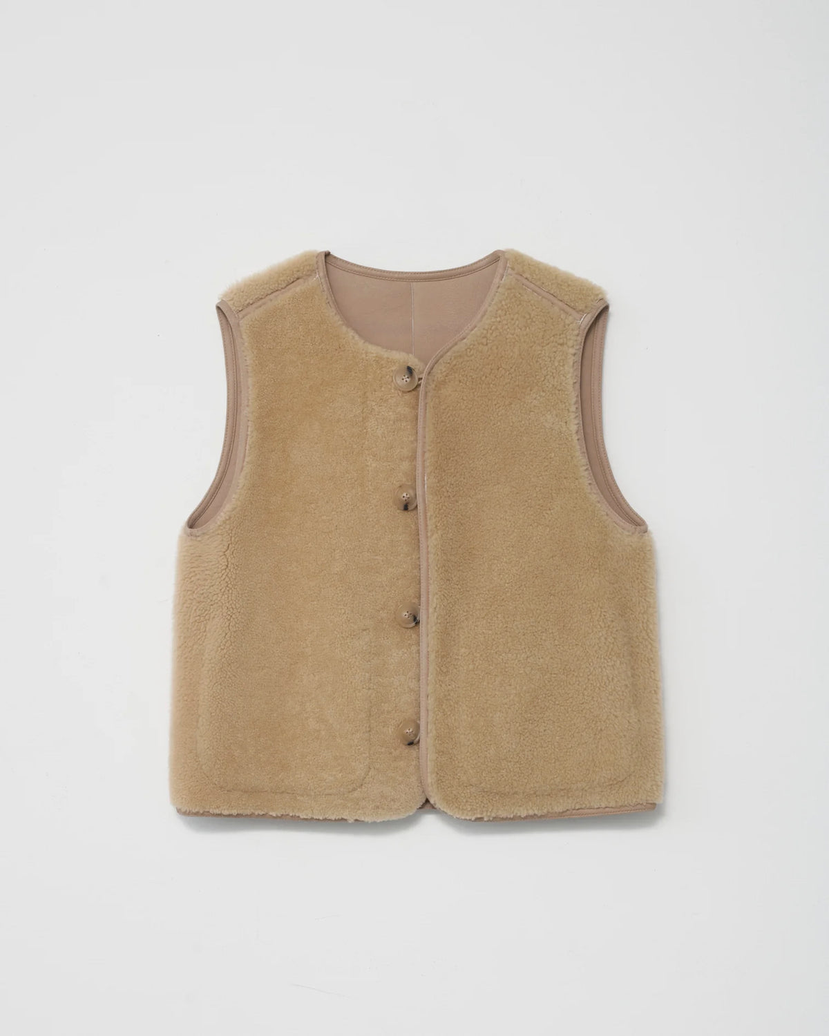 Shearling vest